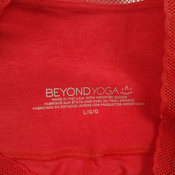 NEW Beyond Yoga Spacedye Allure Lace-Trim High Waisted Leggings Sz Large - Picture 9 of 15